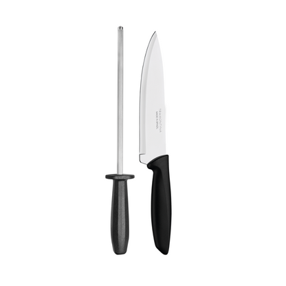 Set de chaira y cuchilla plenus Tramontina 2pcs