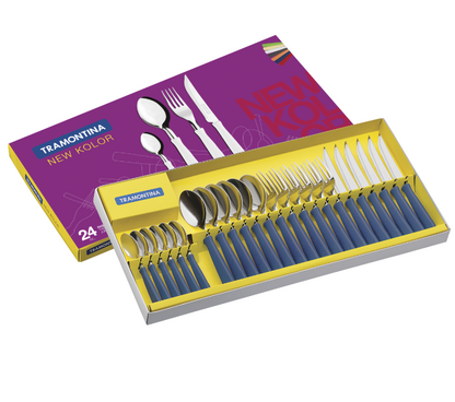 Set cubiertos Tramontina New kolor x 24 pcs