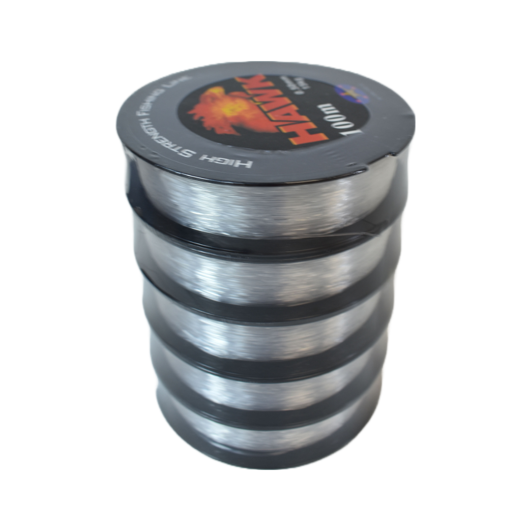 Tanza de pesca 0.5MM 5 Rollos x 100 mts