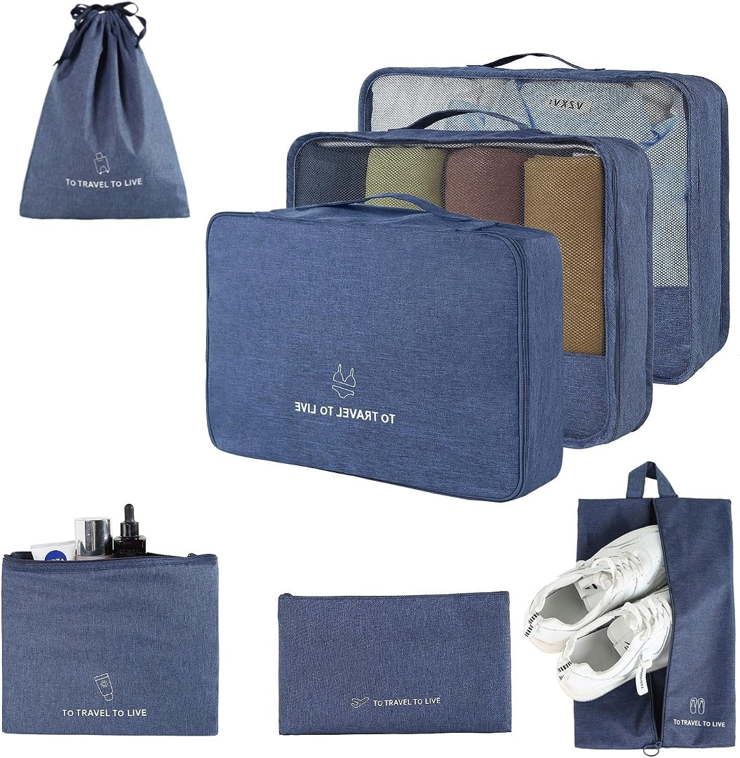 Organizadores para viaje 7pcs 41x32x11cm