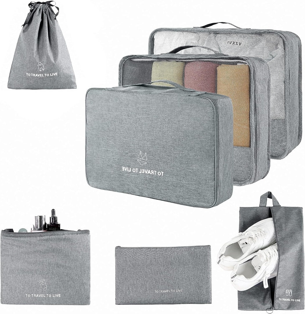 Organizadores para viaje 7pcs 41x32x11cm