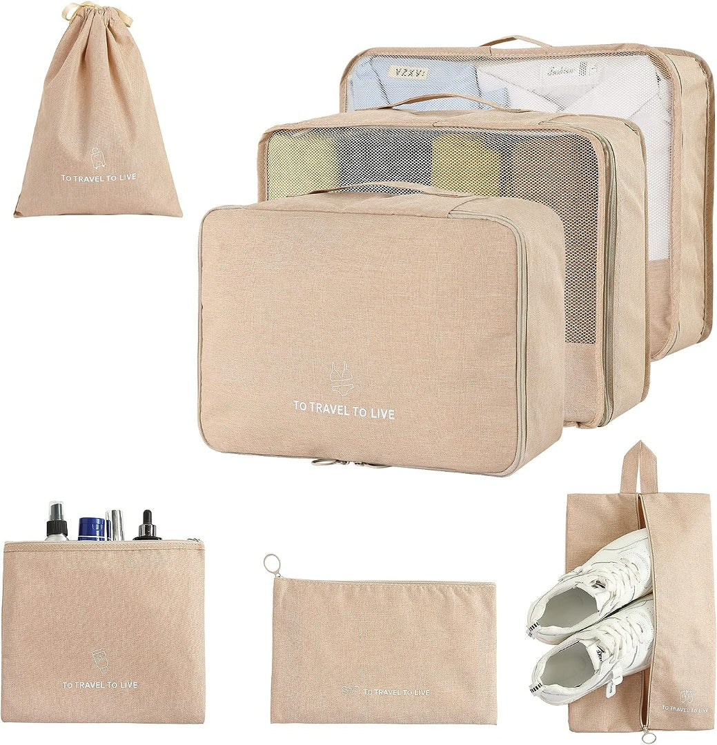 Organizadores para viaje 7pcs 41x32x11cm