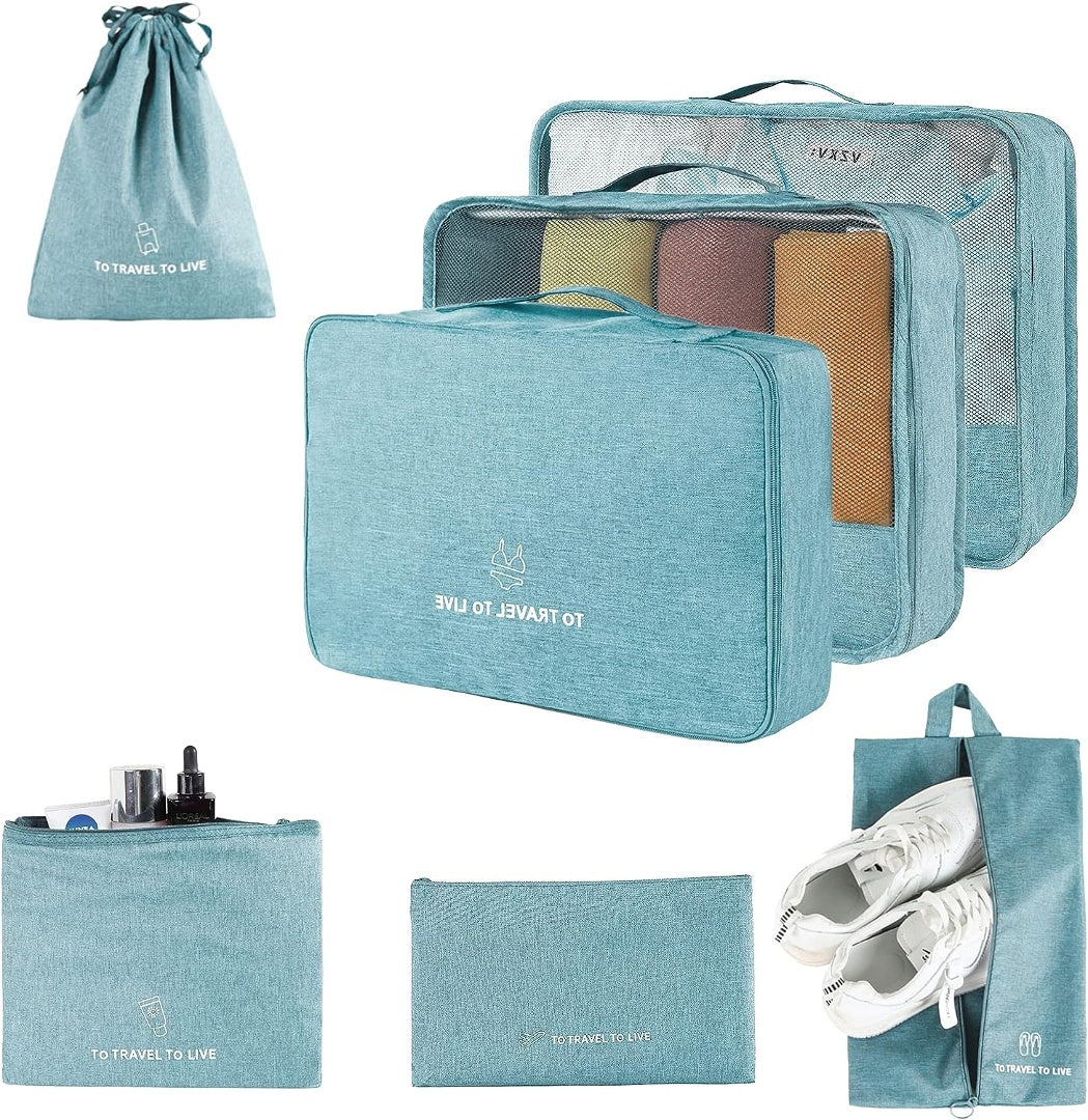 Organizadores para viaje 7pcs 41x32x11cm