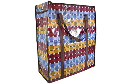 Bolsa plastillera con asas y cierre 66 x 55 cm
