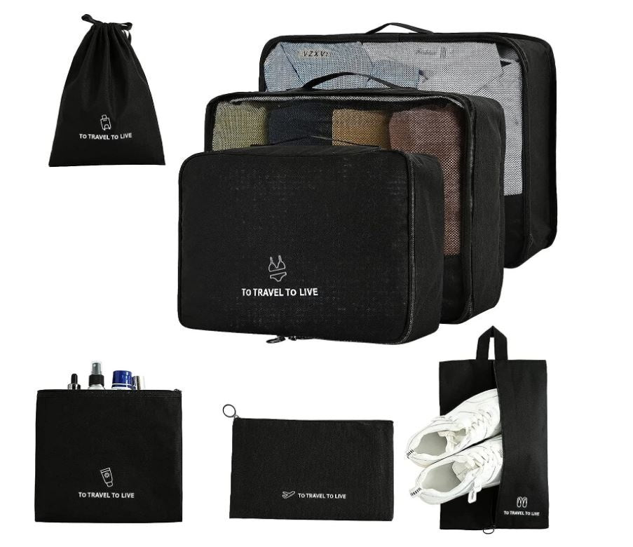 Organizadores para viaje 7pcs 41x32x11cm