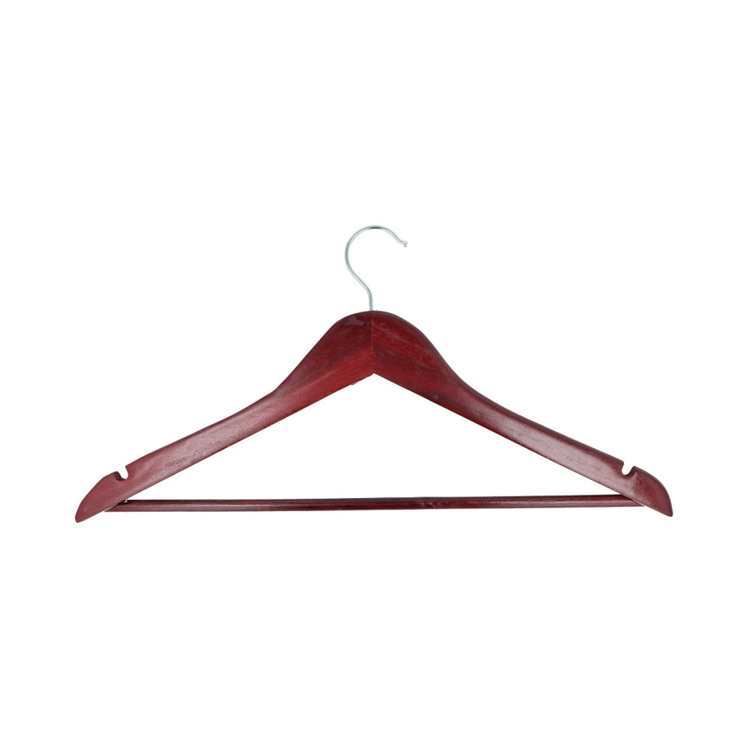 Percha de madera marrón 43cm.