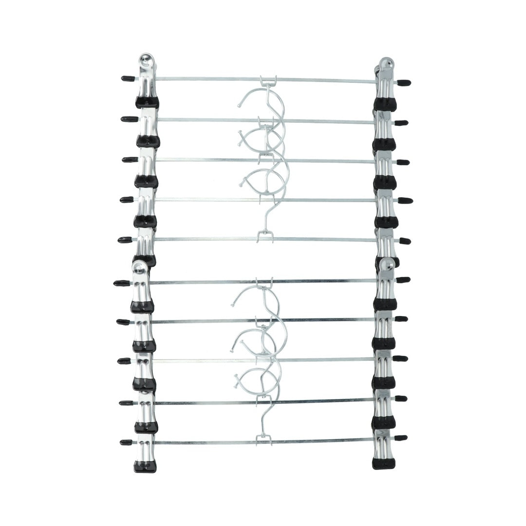 Percha de metal con pinzas x10unidades 30cm.