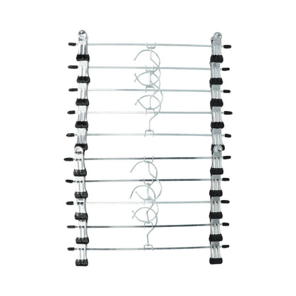 Percha de metal con pinzas x10unidades 30cm.