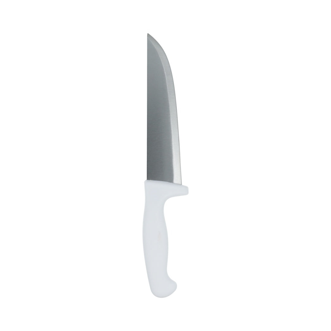 Cuchillo con mango blanco 8"