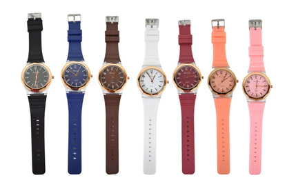 Reloj pulsera de goma