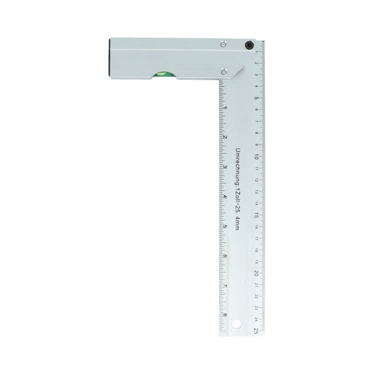 Regla escuadra de aluminio 25 cm