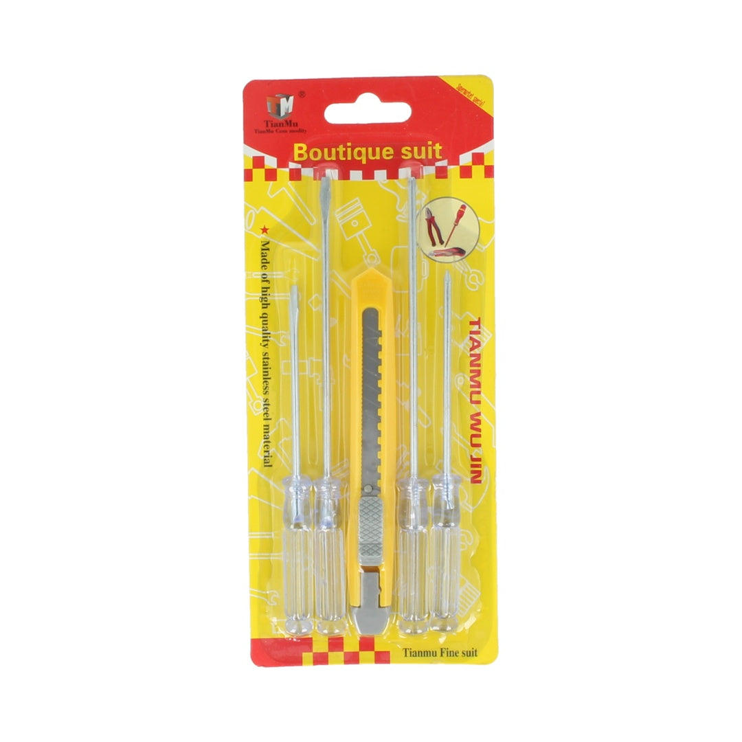 Set de herramientas 5 pcs - 9 x 21 cm