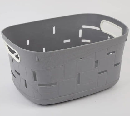 Canasto organizador de plástico 32.5x23.5x16.5 cm