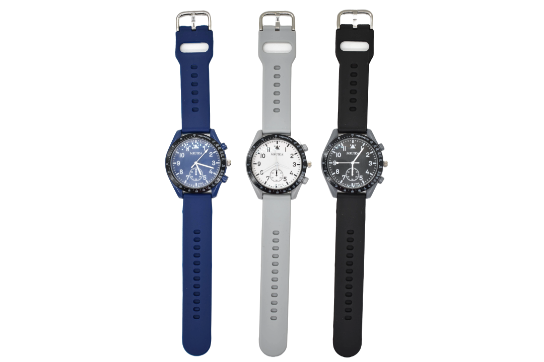 Reloj pulsera malla de goma
