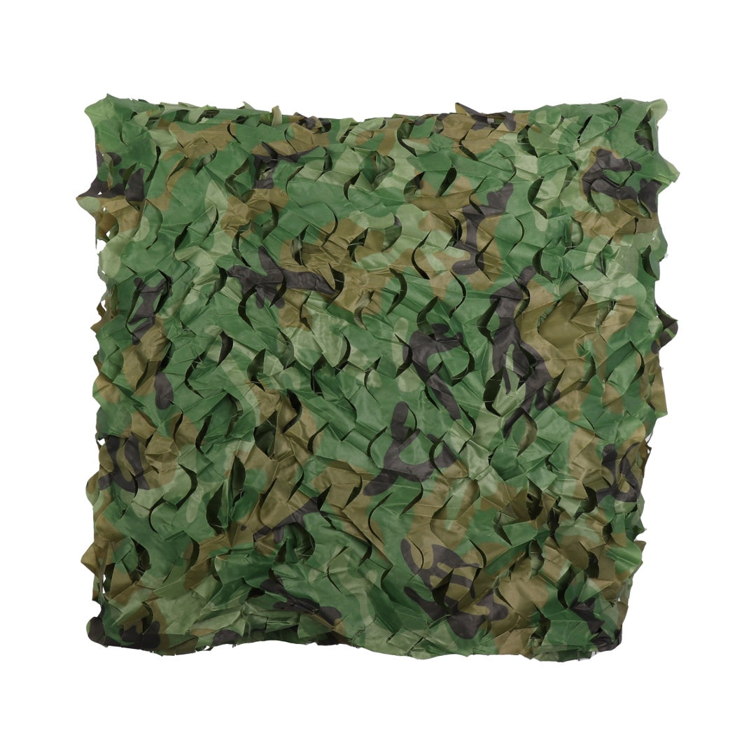 Lona red malla camuflada verde 3x3mts