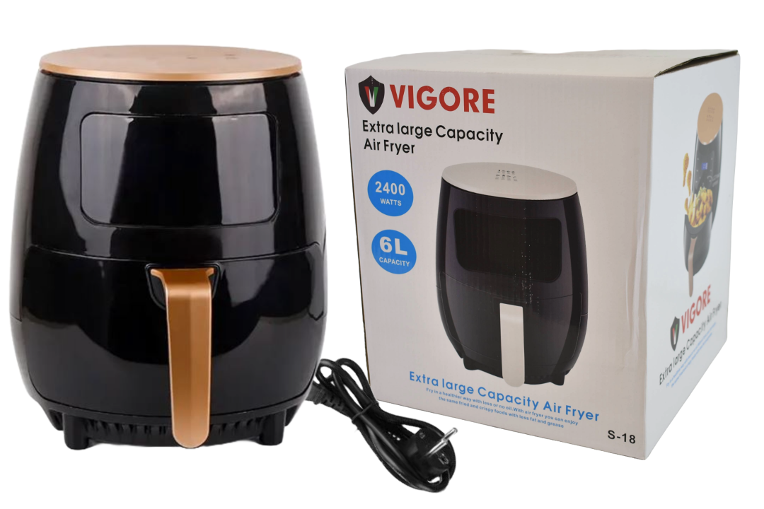 Freidora de aire digital  6L 2400w Vigore