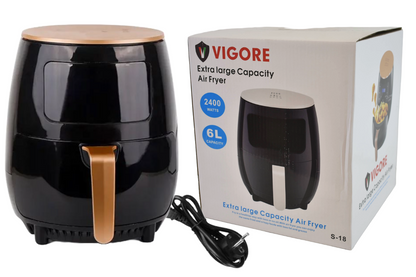 Freidora de aire digital  6L 2400w Vigore