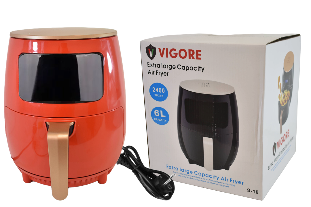 Freidora de aire digital 6L 2400w Vigore