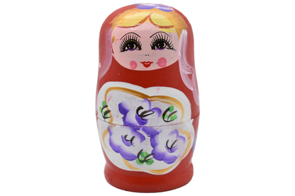 Muñeca rusa Mamushka Matrioska de madera x5 unidades