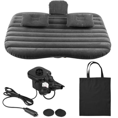 Colchón inflable gris para auto 130x84x35 cm