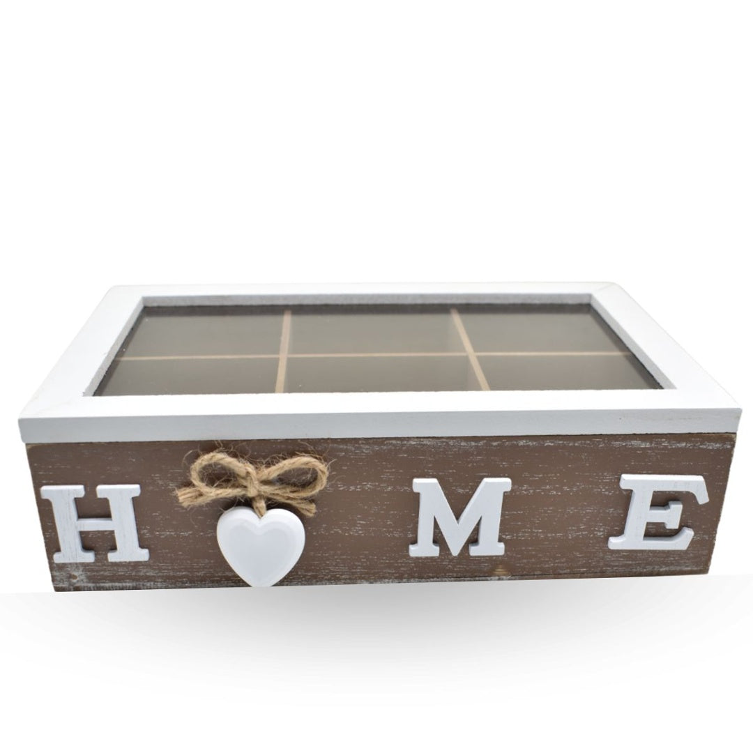 Caja de madera para sobres té 24 x 15 cm
