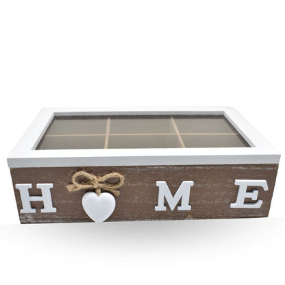 Caja de madera para sobres té 24 x 15 cm