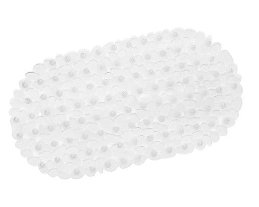 Alfombra transparente antideslizante para baño 35x67cm