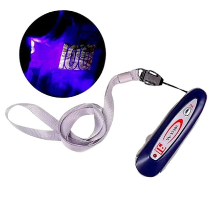 Mini detector de billetes falsos UV 8.5cm