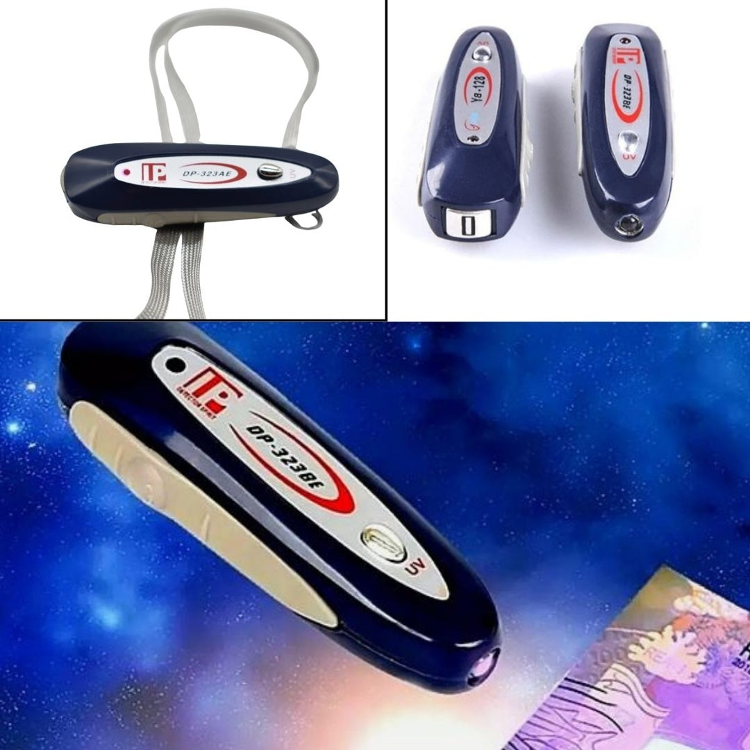 Mini detector de billetes falsos UV 8.5cm