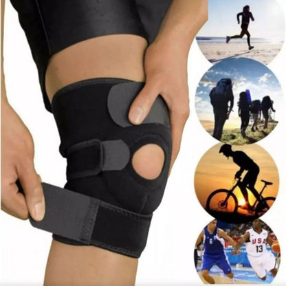 Rodillera deportiva de compresión ajustable 18cm