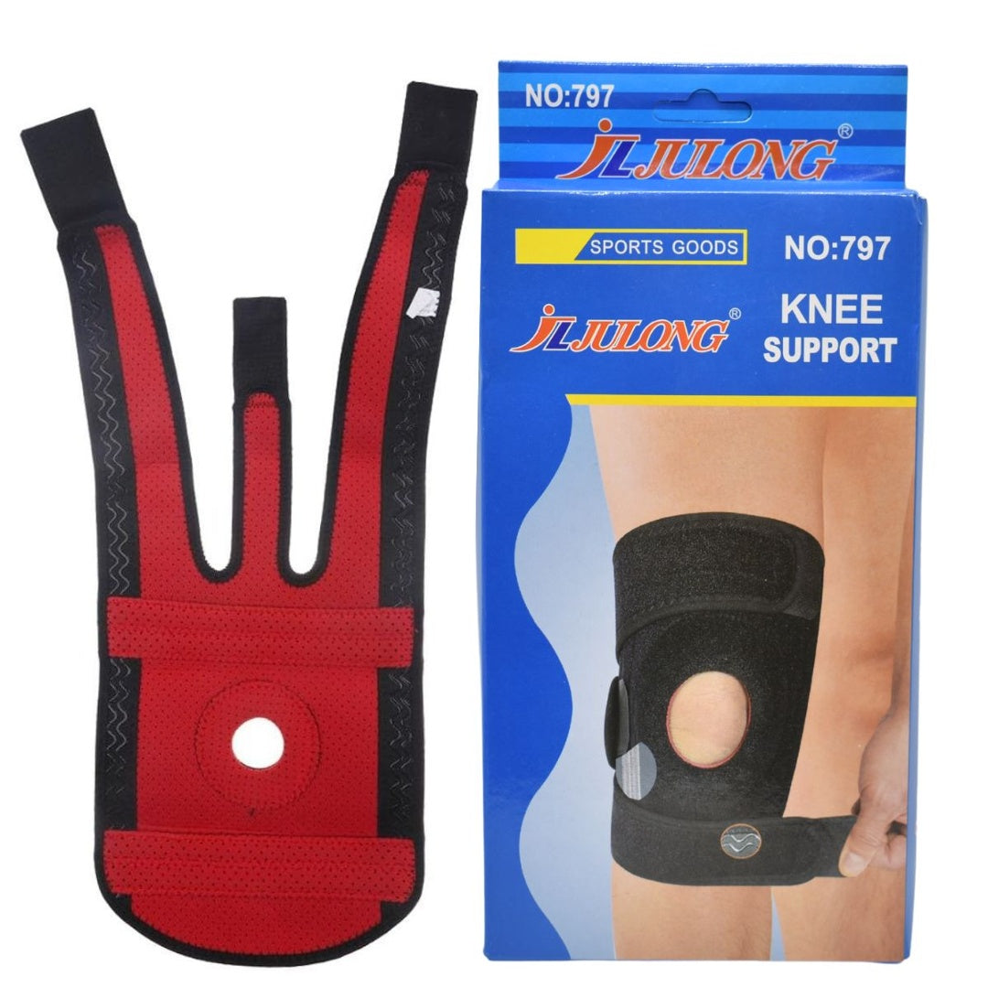 Rodillera deportiva de compresión ajustable 18cm