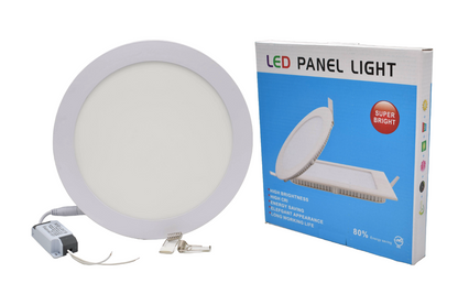 Panel LED redondo 12cm 6W luz cálida 3000k