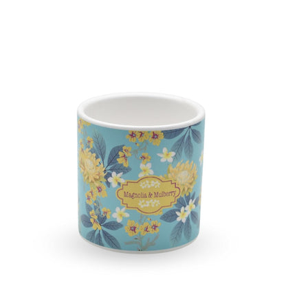Mini maceta de cerámica estampada 6.5x6.5cm