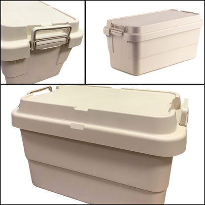 Caja plástica multifunción con tapa y asas 58x37x36cm