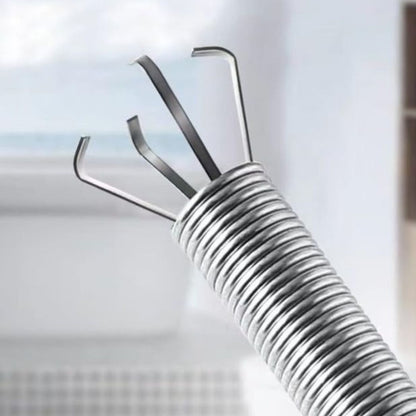 Destapador de tuberías con pinza 150cm