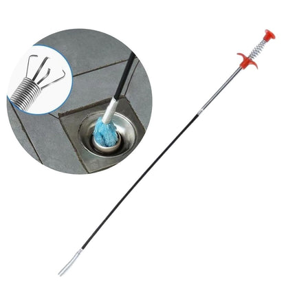Destapador de tuberías con pinza 150cm