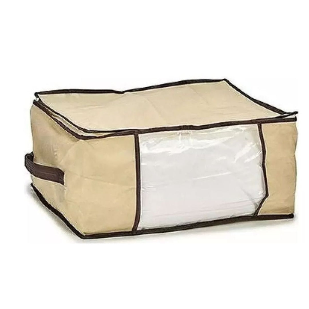Bolsa de tela guarda todo con cierre 45x30x20cm.
