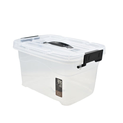 Caja plástica transparente con tapa 30x20x17cm