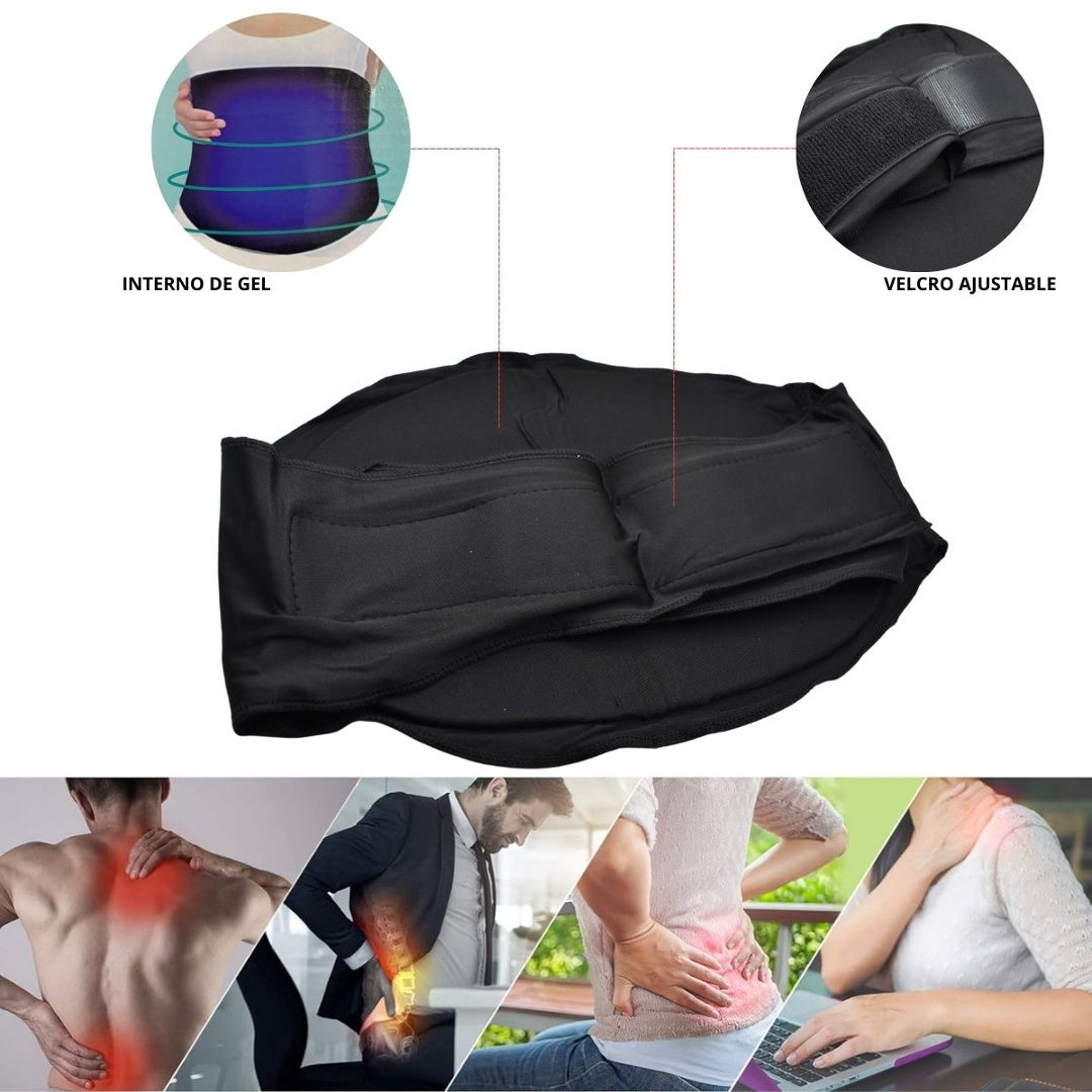 Faja de compresión ajustable gel frio caliente