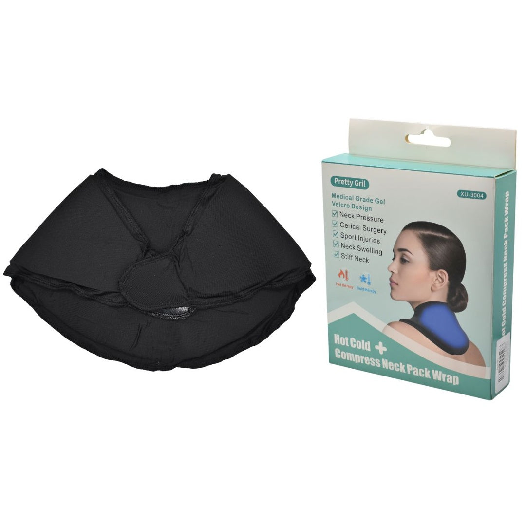 Compresa de gel frio caliente para cuello y cervical