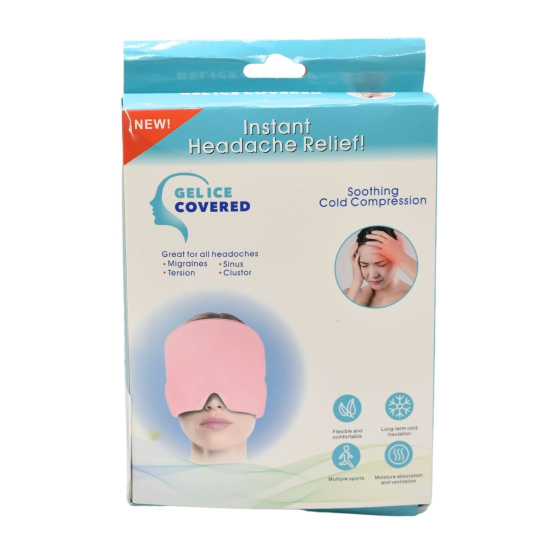 Faja máscara de compresión gel frio caliente para cabeza