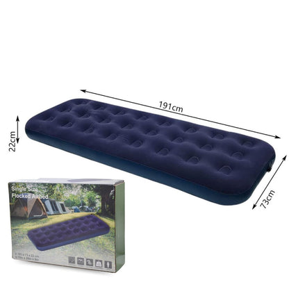 Colchón inflable 1 plaza 191x73x22cm
