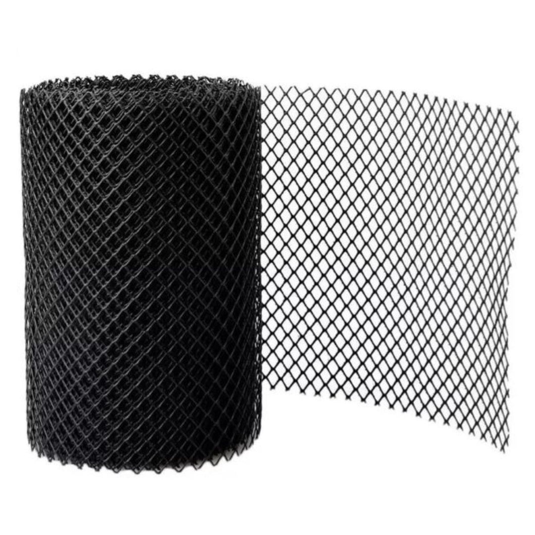 Malla de red negra 16cm x 5 metros