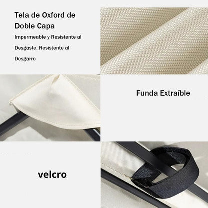 Carrito plegable con ruedas 76x46x48cm
