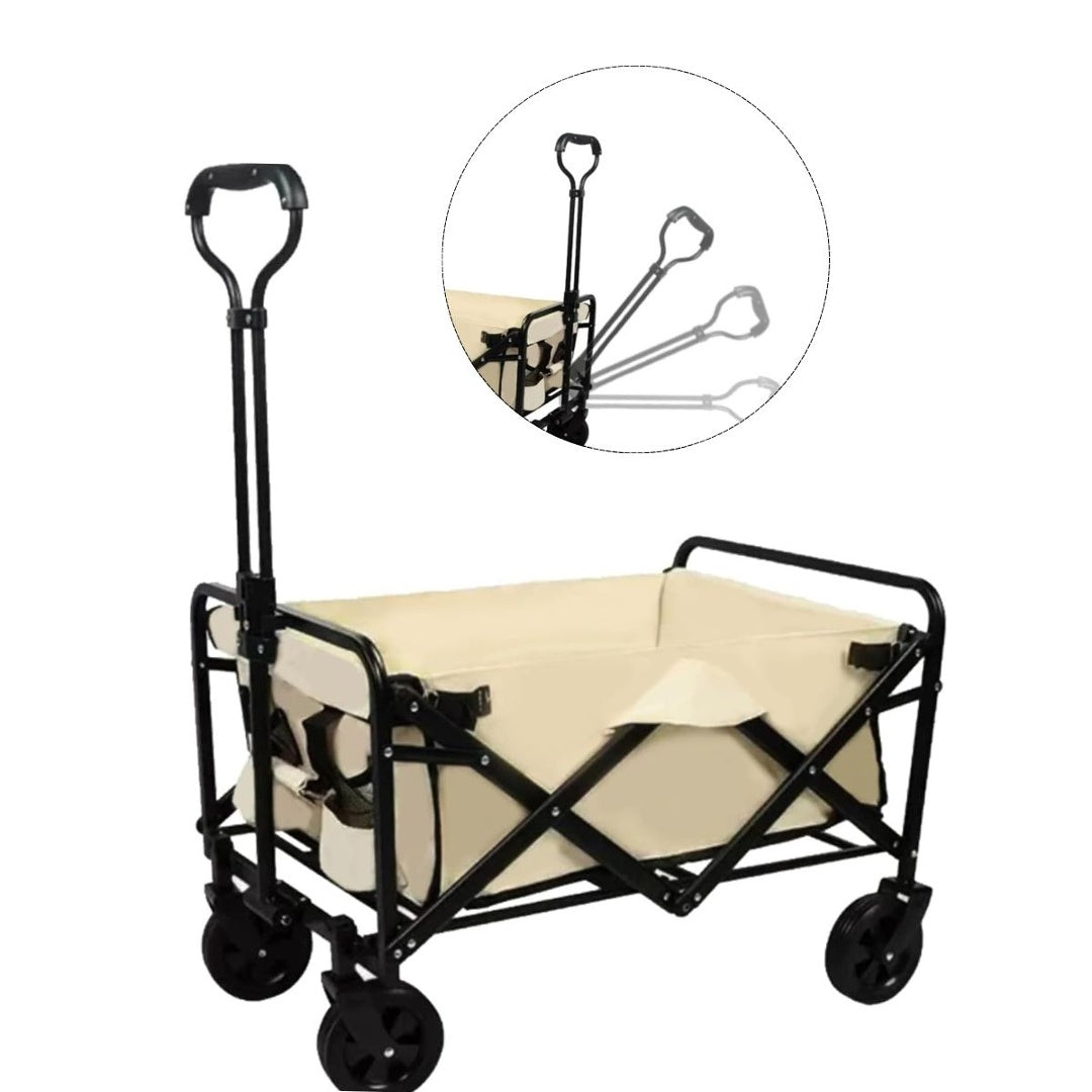 Carrito plegable con ruedas 76x46x48cm