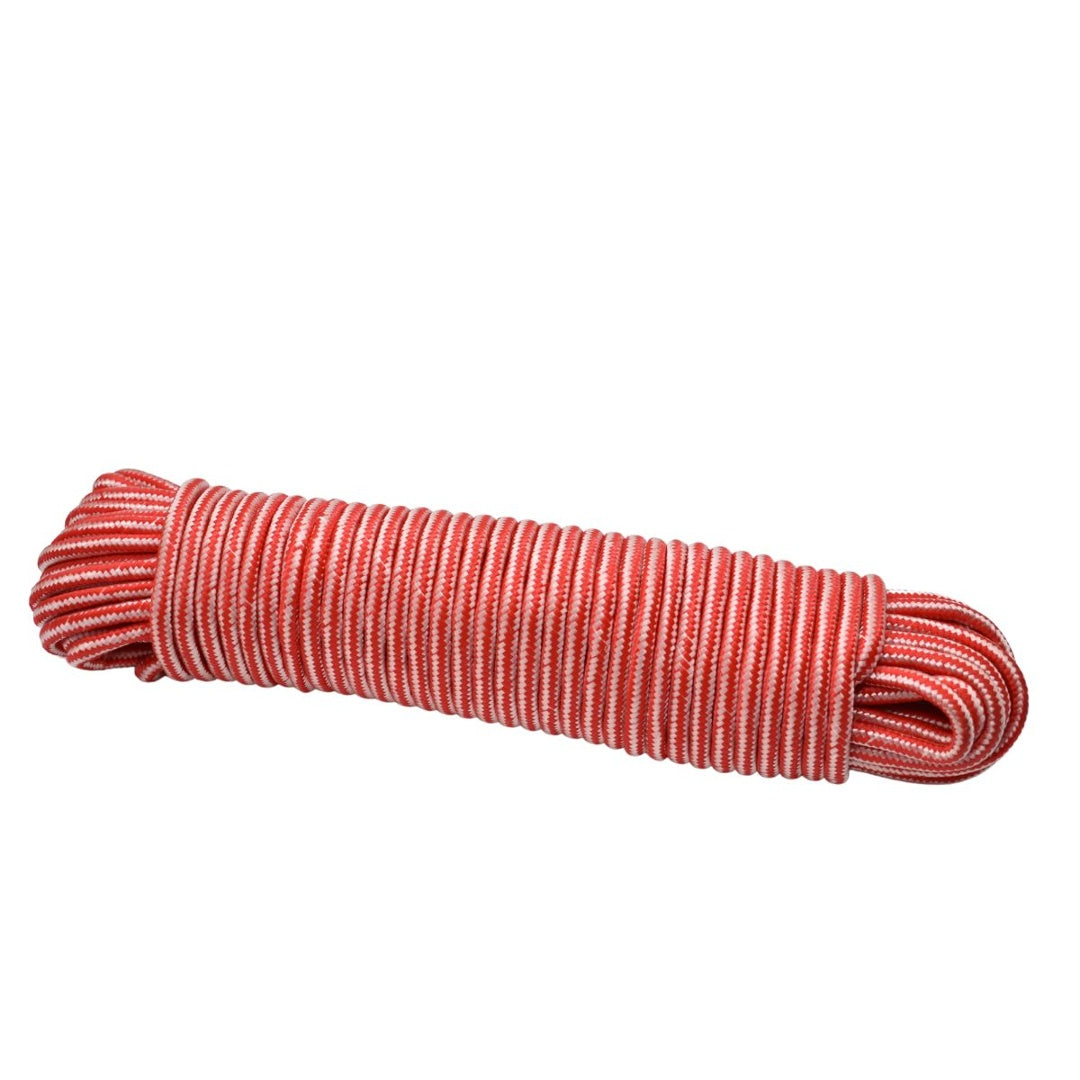 Cuerda roja para ropa 6mm x 20Mts