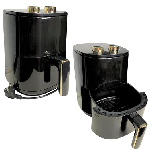 Freidora de aire 4L 1050W negra Vigore