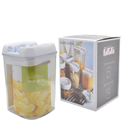 Recipiente acrílico hermético para alimentos 800ml