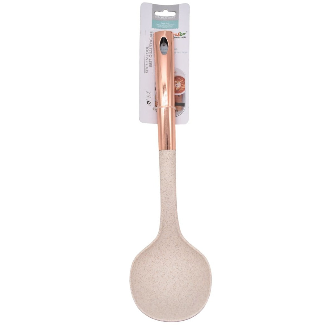 Cucharón beige para cocina 33cm