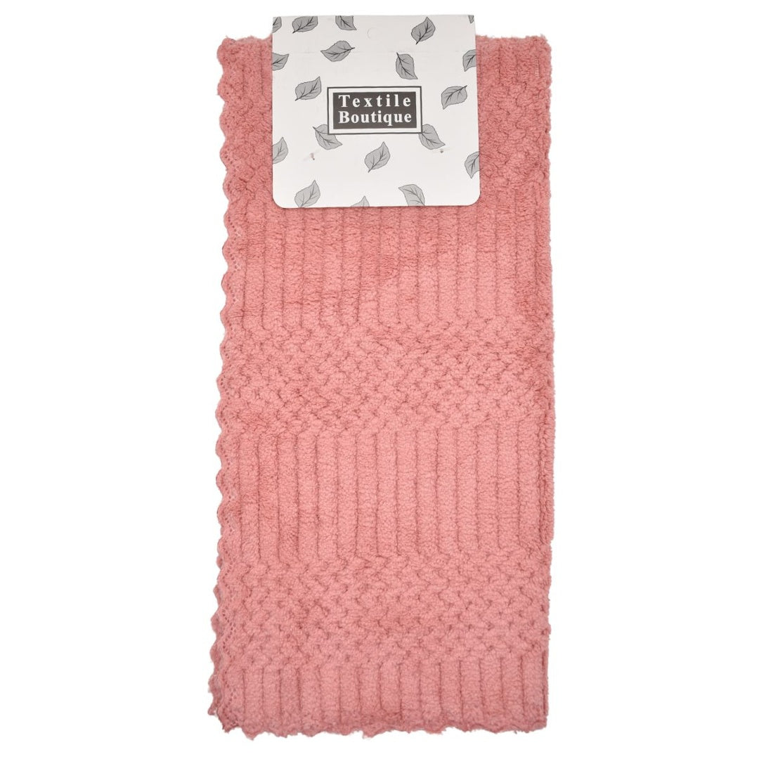 Paño de microfibra para limpieza 30x30cm rosado